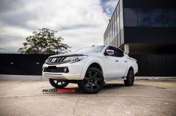 MITSUBISHI TRITON REVERT SATIN BLACK MILLED ACCENTS
